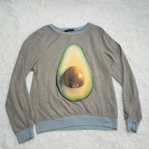 Wildfox Avocado Baggy Beach Jumper Sweater M